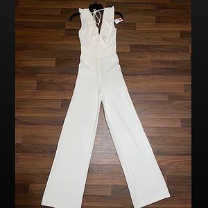 Almost Famous White Jumpsuit